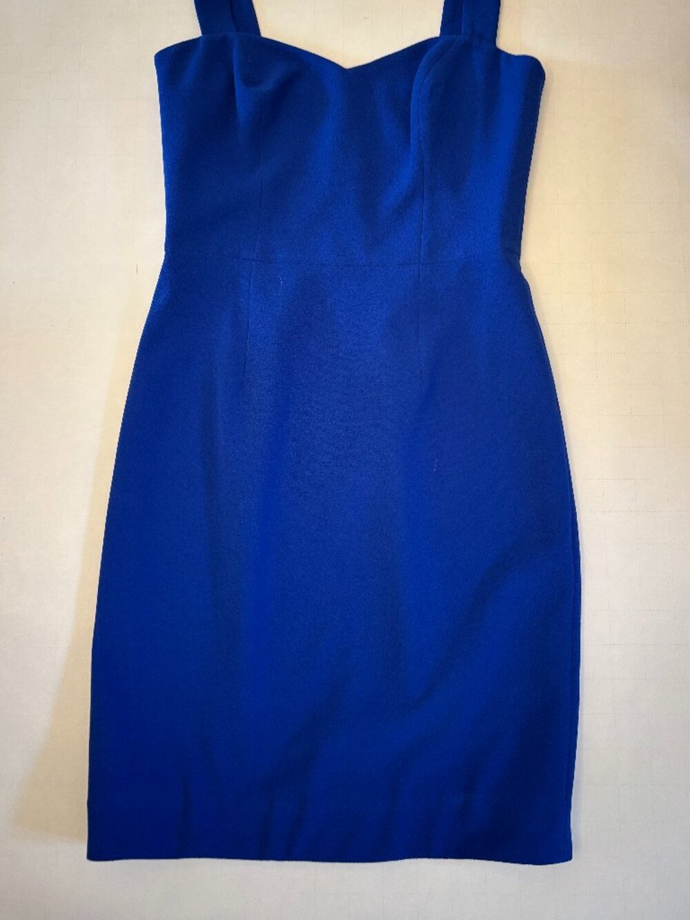 Dress the Population Nicole Sweetheart Sheath Dress Size Medium Blue - Picture 7 of 7